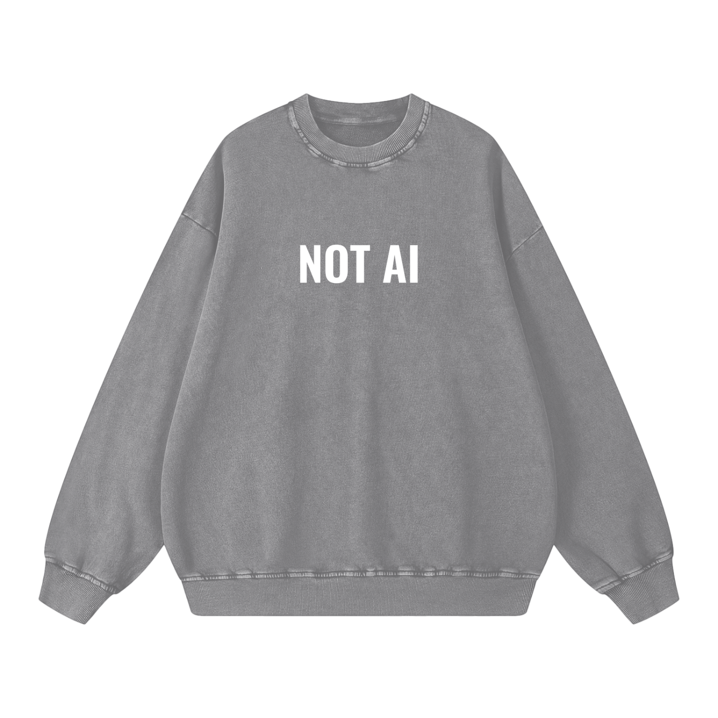 NOT AI 100% COTTON OVERSIZE Sweatshirt Unisex