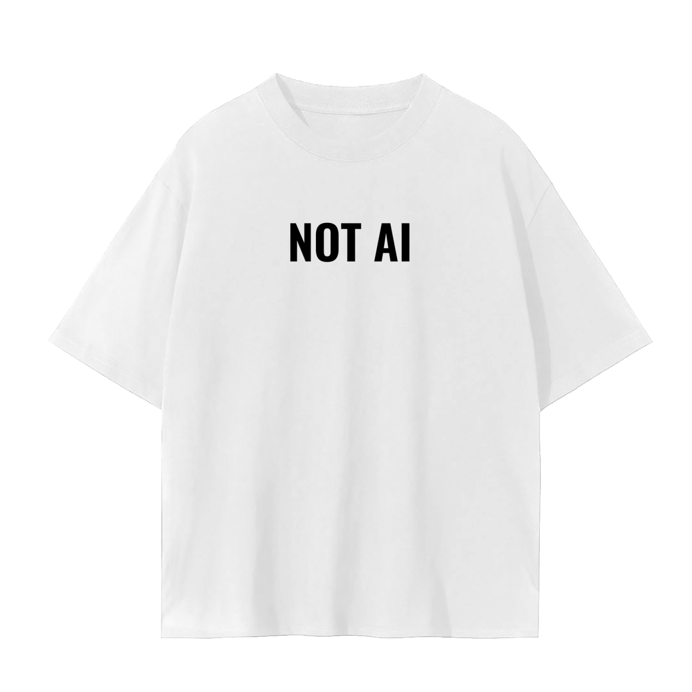 NOT AI 100% COTTON OVERSIZE T-Shirt Unisex