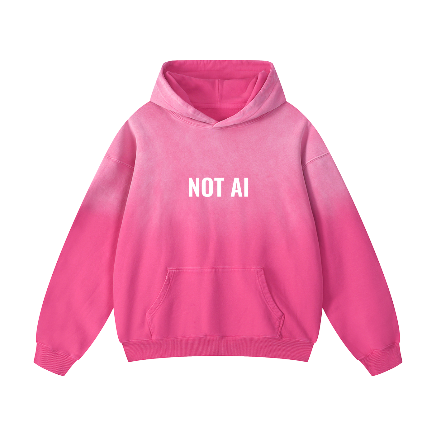 NOT AI 100% COTTON OVERSIZE Hoodie Unisex