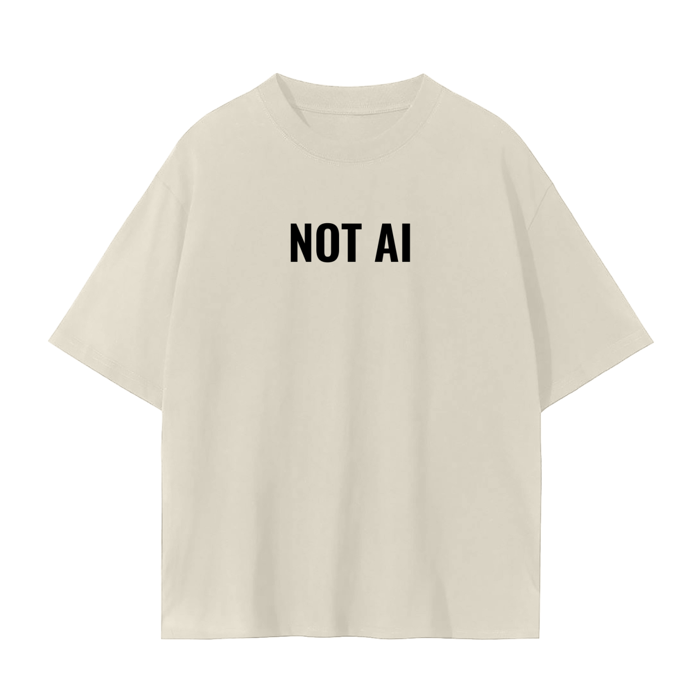 NOT AI 100% COTTON OVERSIZE T-Shirt Unisex