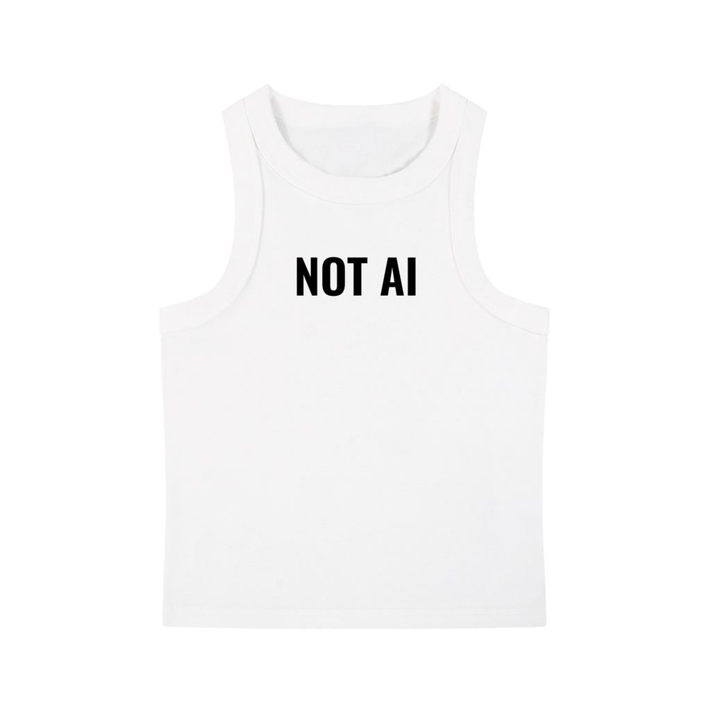 NOT AI 93.2% COTTON OVERSIZE Tank Top Women