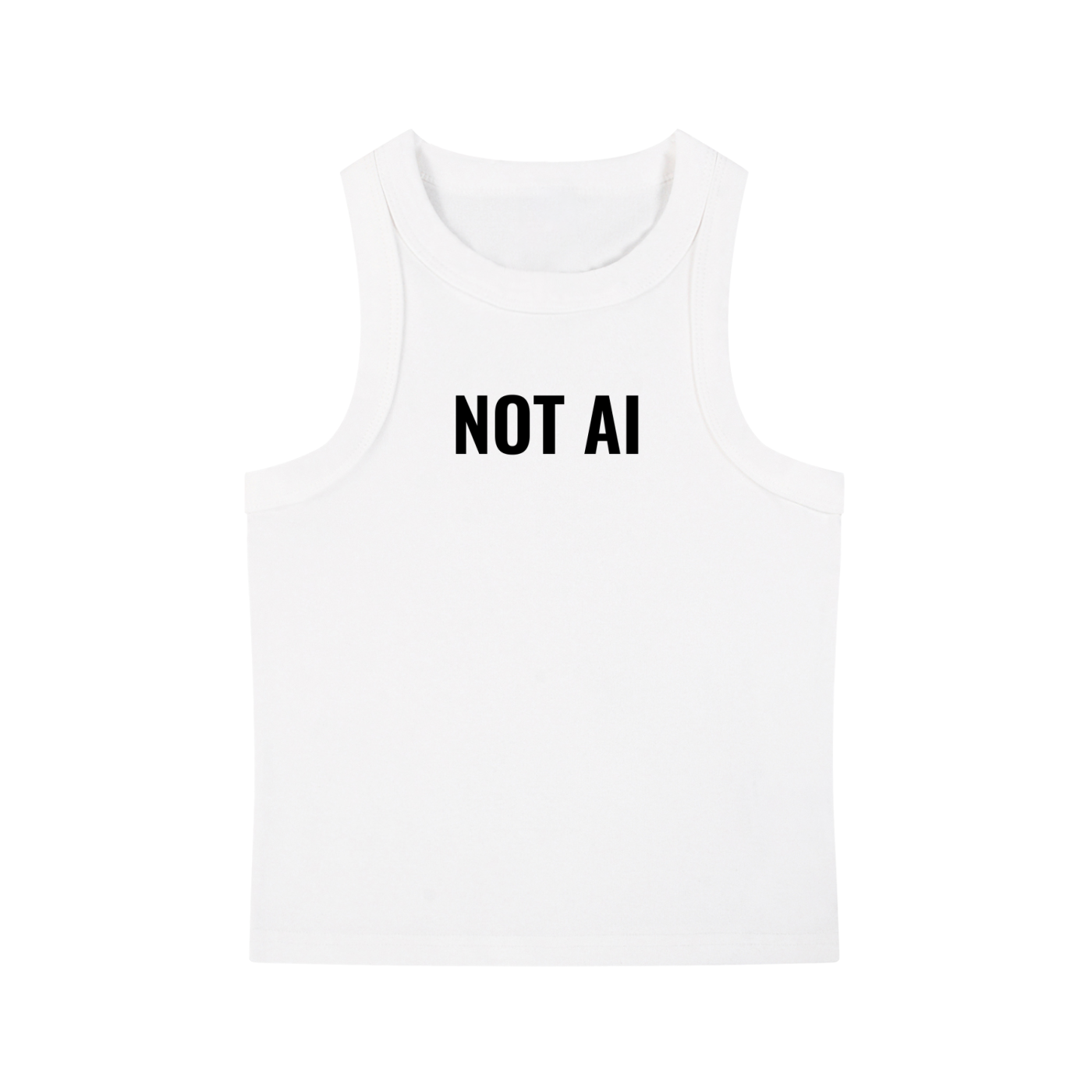NOT AI 93.2% COTTON OVERSIZE Tank Top Women