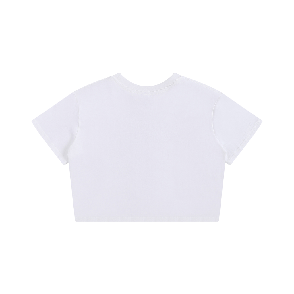 NOT AI 100% COTTON CROPPED T-Shirt Women
