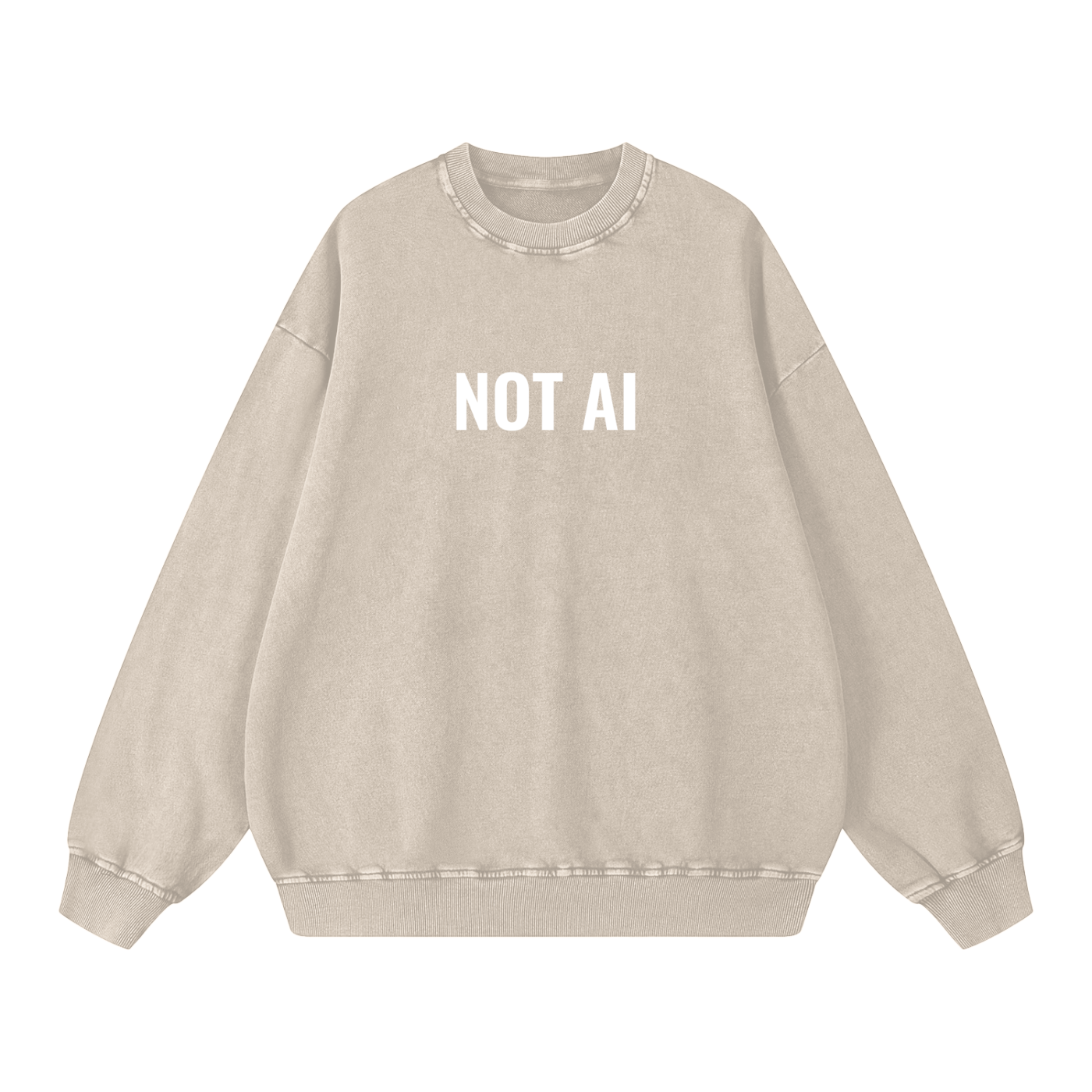NOT AI 100% COTTON OVERSIZE Sweatshirt Unisex