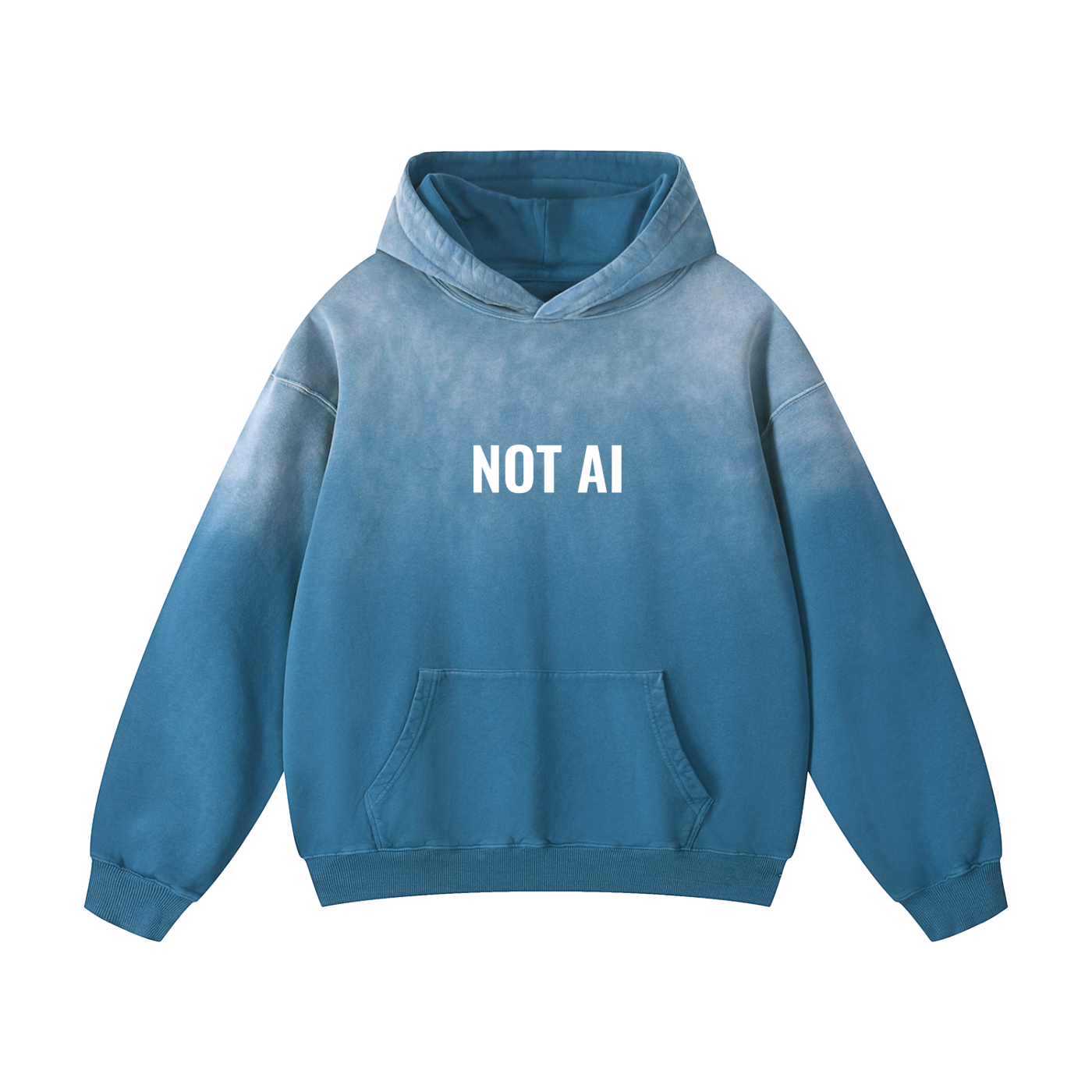 NOT AI 100% COTTON OVERSIZE Hoodie Unisex